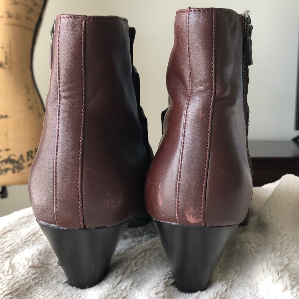 Dansko Brown Booties With Button Embellishment - image 5